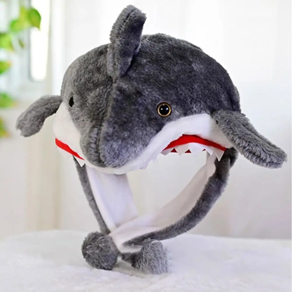 Ohr Schutz Cartoon Plüsch Moving Hut Tier Hals Wärmer Bewegliche Ohren Airbag Kappe Tier Earflap Hut Cosplay Party – Detail 16