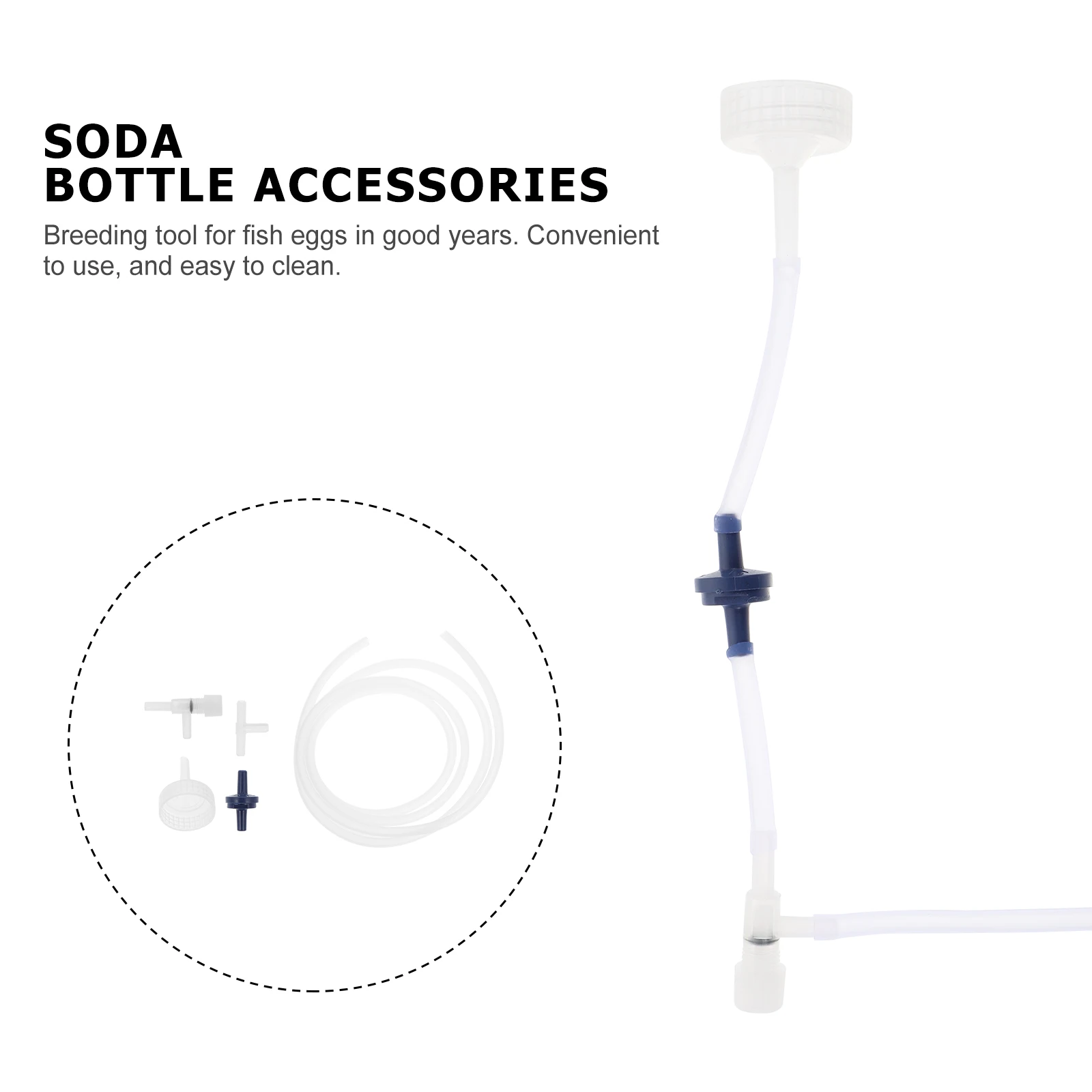 

2 set 2 Sets Shrimp Hatchery Kit Aquarium Breeding Tool Artemia Hatching Diy Incubator Fish Eggs Soda Bottle Accessories Durable