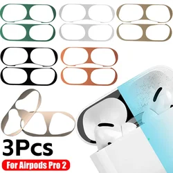 Dust-proof Sticker for Apple AirPods Pro Ultra-Thin Metal Dust Guard Protective Earphone Film for AirPods Pro 2 Cleaning Sticker