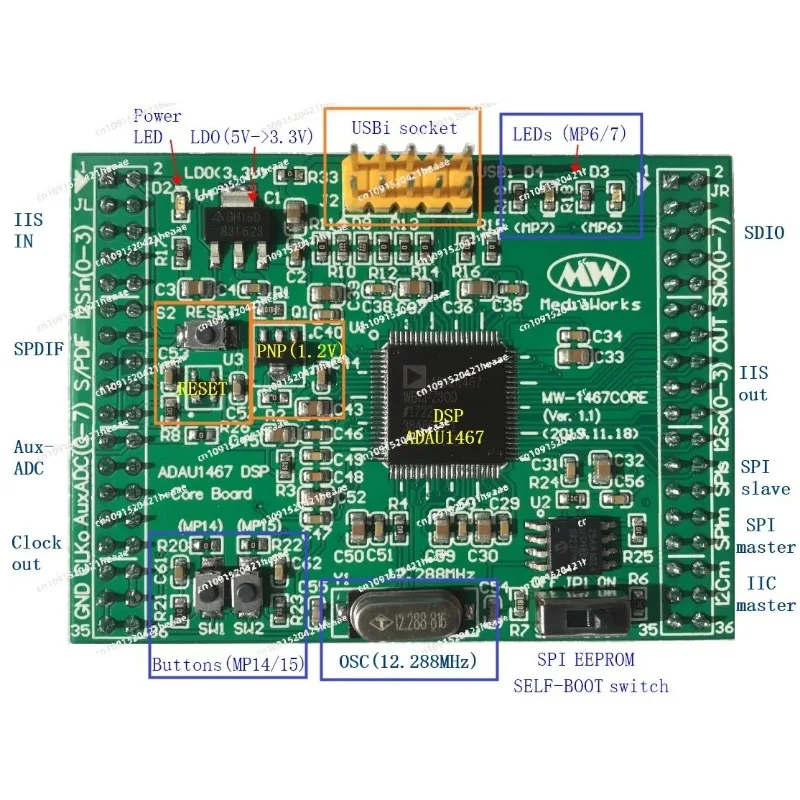 Suitable forA1467 development board 1466/1452 core board