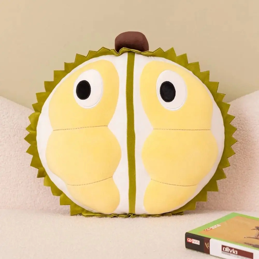 Fluffy Durian Plush Toy Collection Appease Fruit Durian Plush Pillow 45cm Soft Durian Plush Throw Pillow Kids Holiday Gifts