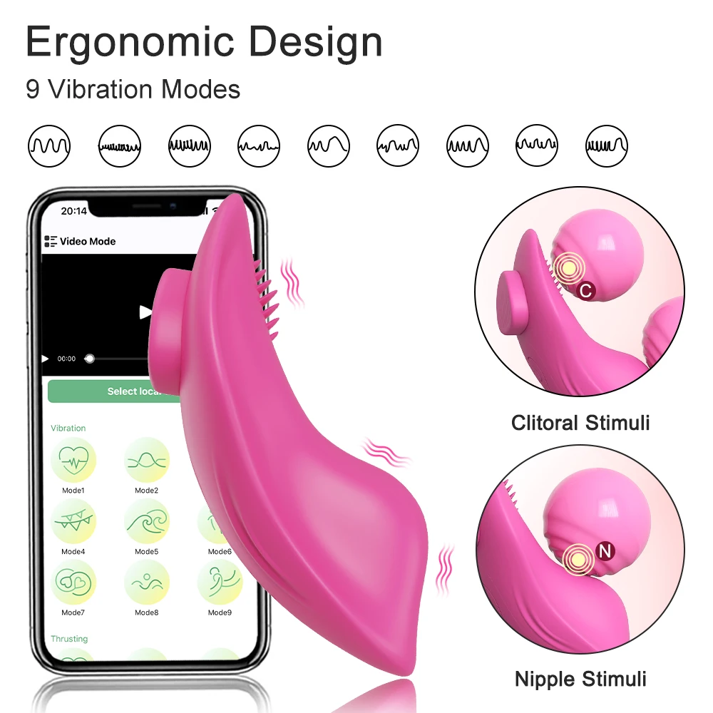 Appgesteuerter Tragbarer Klitorisvibrator Für Damen Diskret_voghion.com