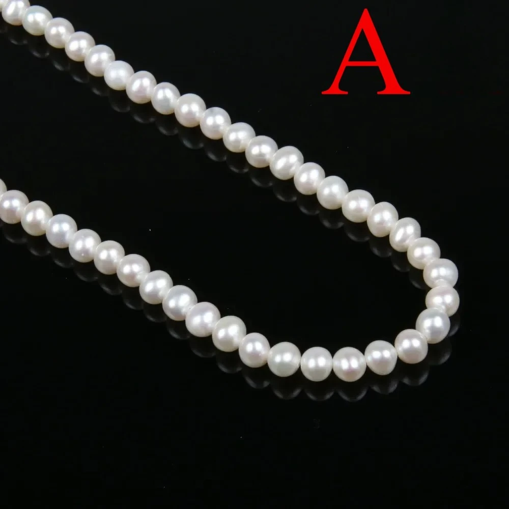 Natuurlijke Zoetwaterparel Kralen Hoge Kwaliteit Aa 36Cm Punch Losse Kralen Voor Diy Vrouwen Elegante Ketting Armband Sieraden Maken