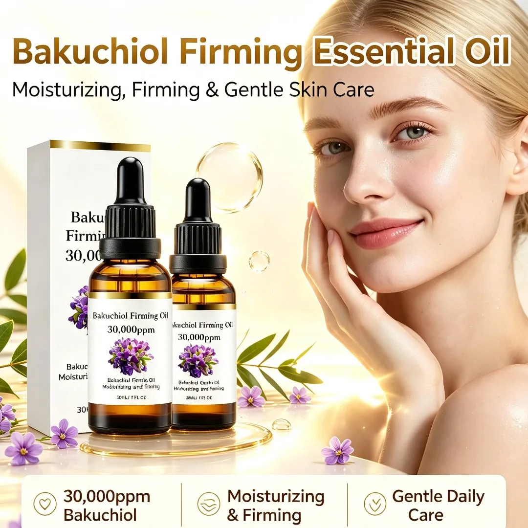 Gentle Hydrating Firming Serum Oil Natural Plant-Based Facial Skin Care Rejuvenate Tighten Increase Elasticity Moisturizer 30ml
