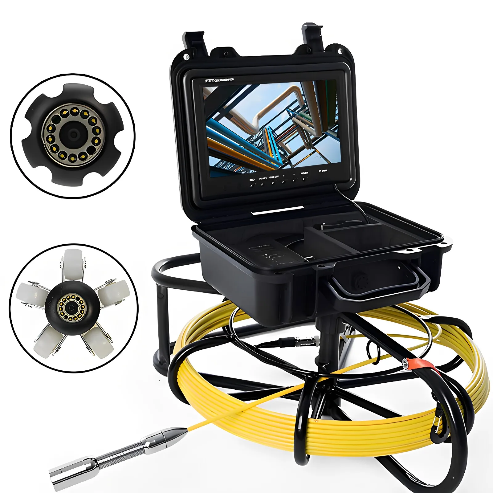 CX Industrial Pipe Endoscope Municipal Sewer Inspection Waterproof Camera, Detector