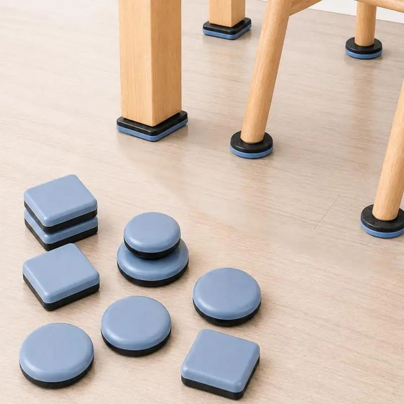 4~40 Stück Möbelgleiter, Gleitpads für Möbel, quadratische Bodengleiter für den Haushalt. – Detail 6