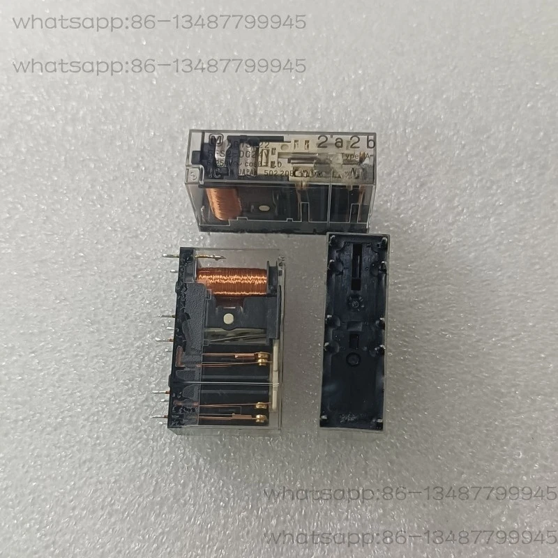 

DC24V original imported engineering relay 6A 250V DC electromagnetic 2 open 2 close