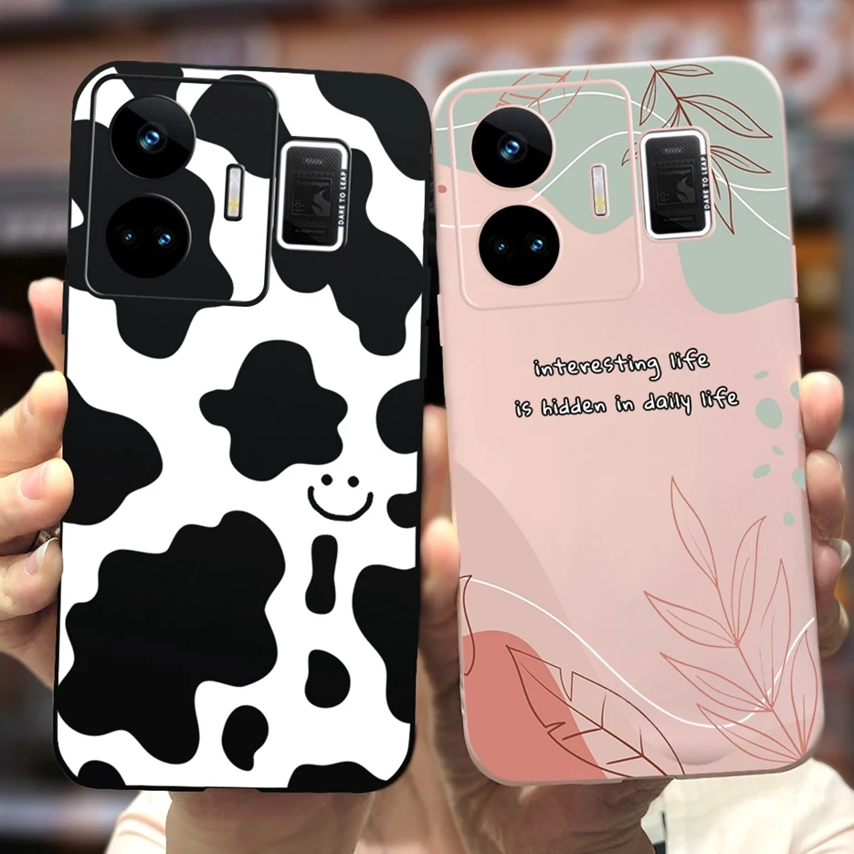 For Realme GT Neo 5 Case RMX3706 Stylish Art Painted Back Cover Soft TPU Phone Case For Realme GT Neo5 240W Fundas 6.74'' Bumper