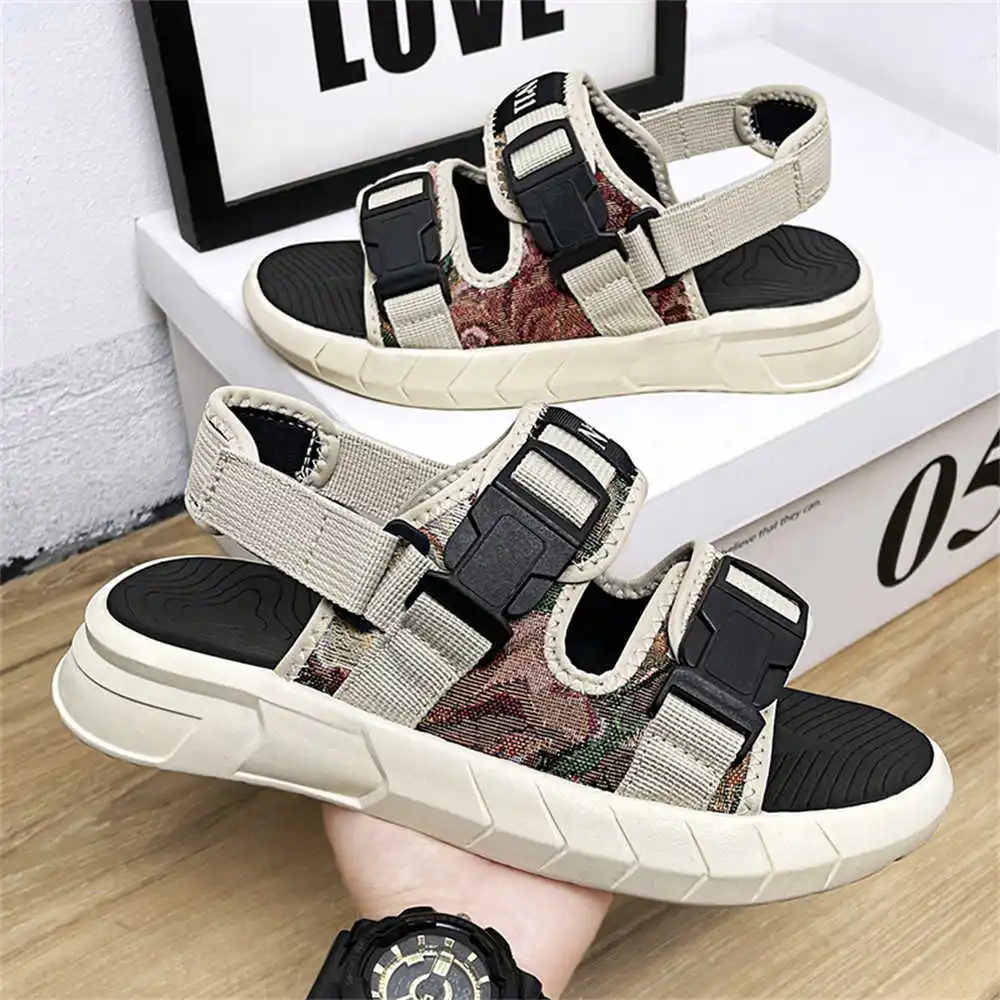 

Cream Size 42 Male Summer Slippers Luxury Designer Sandals Shoes Sandaluas Man Sneakers Sports Class Losfers Shoess To Play