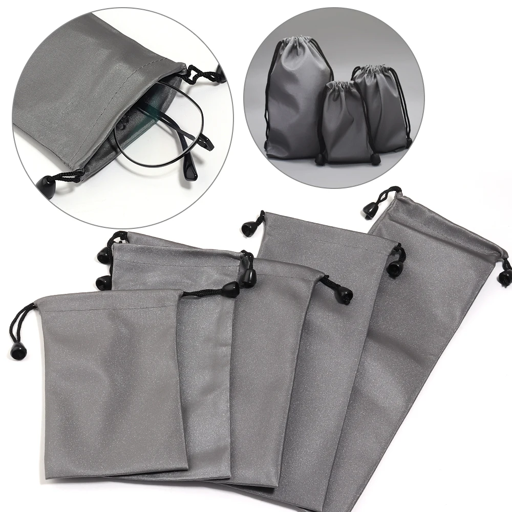 

5 шт./лот, серые портативные водонепроницаемые сумки на шнурке для хранения вещей, для занятий спортом на открытом воздухе, путешествий, органайзер для домашних принадлежностей