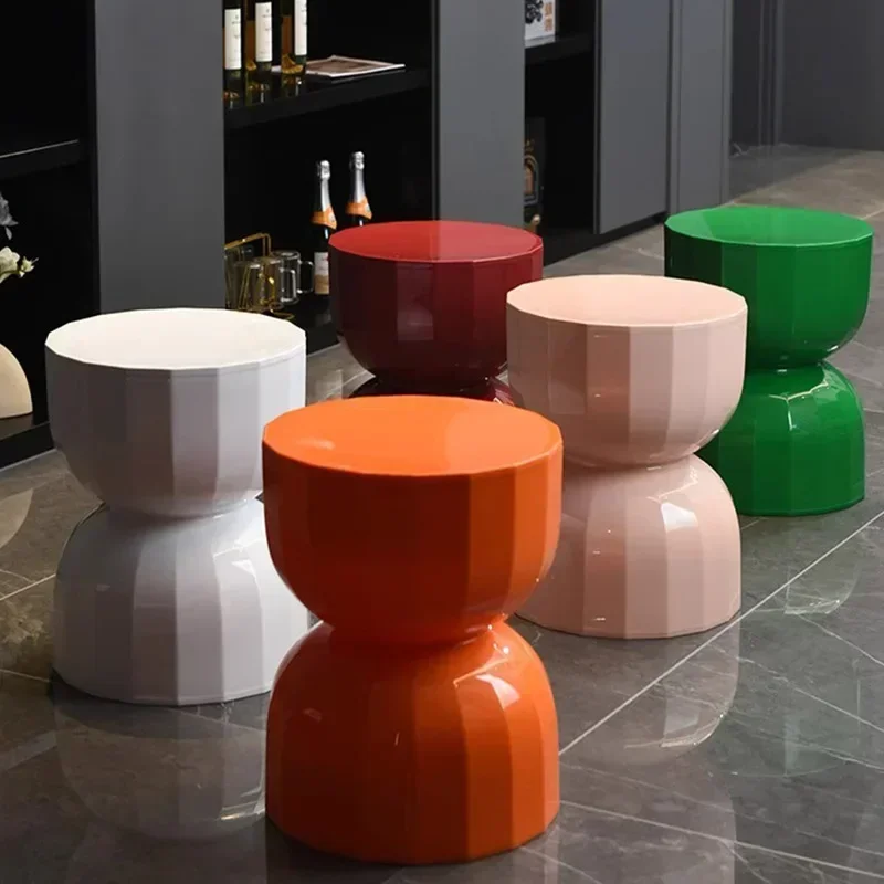 Simple Household High-end Bedside Sofa Side Ornaments Small Corner Coffee Table Table Replacement Shoe Chair Low Stool