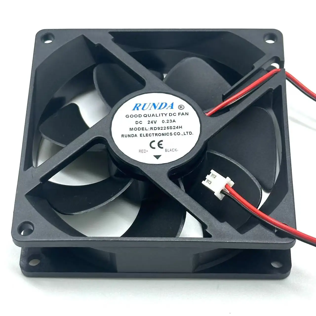 Ventilador de refrigeração do servidor RUNDA 2-Wire, RD9225S24H, DC 24V, 0.23A, 90x90x25mm