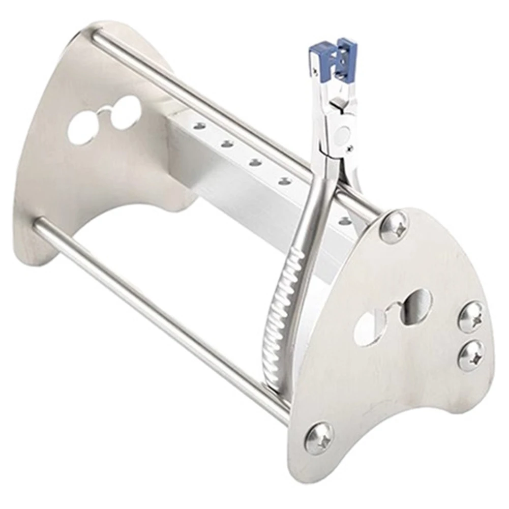 ABSE-Occhiali da vista in acciaio inossidabile Strumento di riparazione per occhiali Cremagliera Pinza Cacciavite Organizzazione Stand Supporto Strumento di riparazione Supporto di stoccaggio