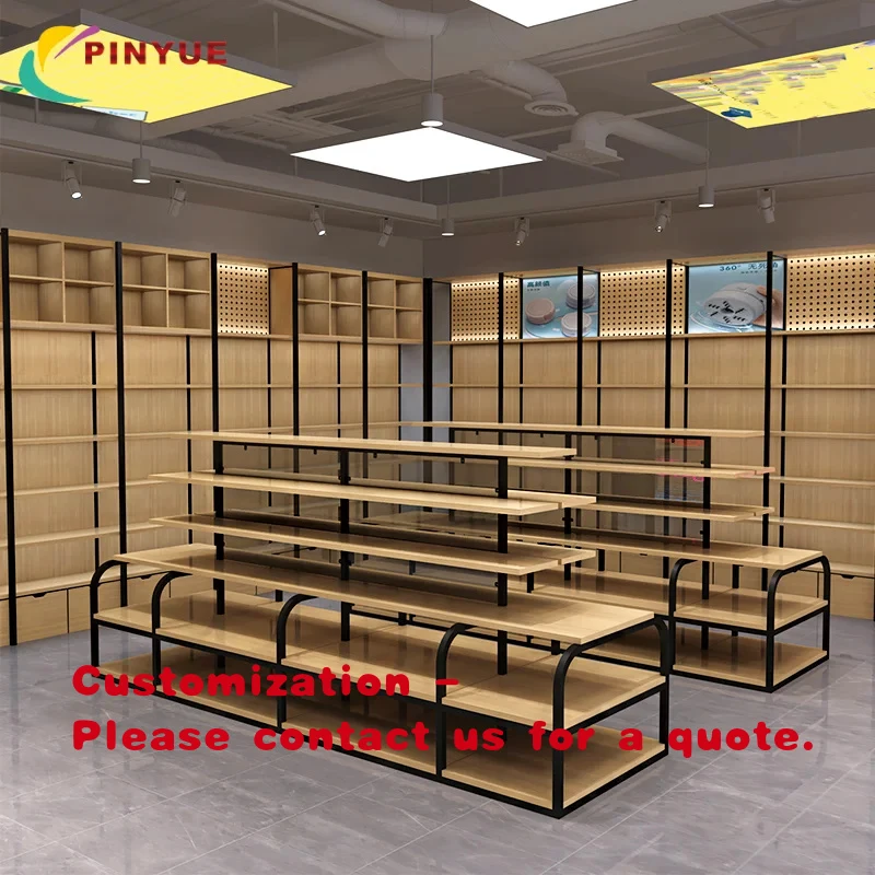 custom.Custom Supermarket Shelves Counter Interior Design Stationery Store Metal Wooden Display Stand Pen Bookstore Statione