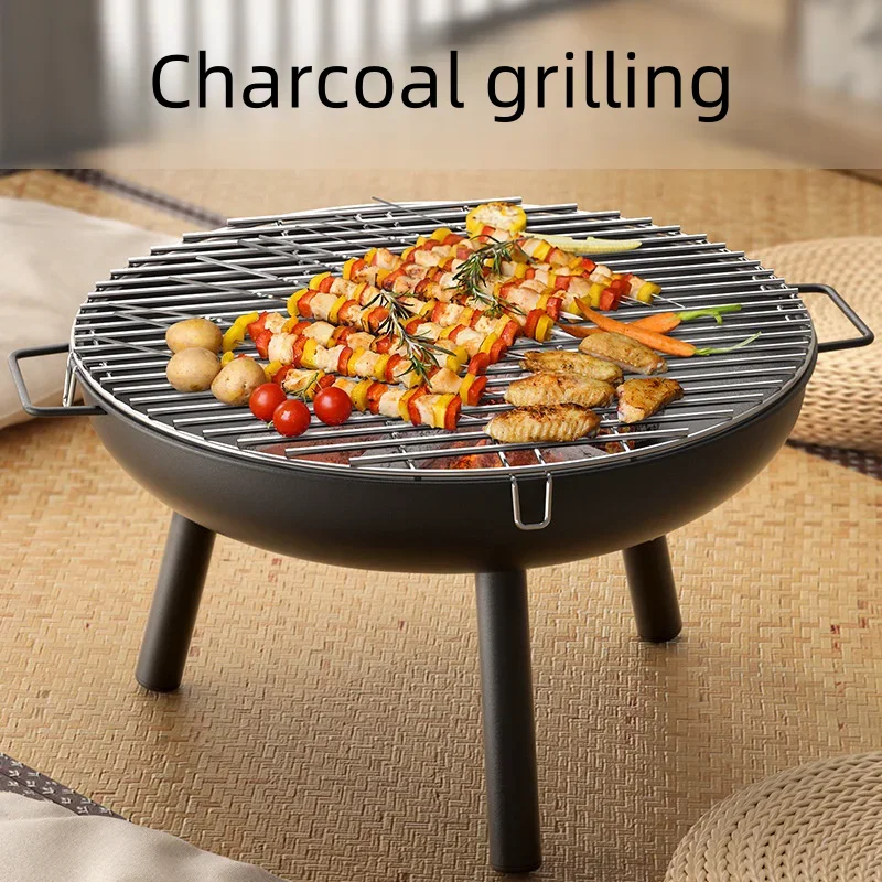 Outdoor Heating Carbon Stove Barbecue Charcoal Stove Barbecue Pot Barbecue Grill Table Stove Cooking Tea Home Indoor Set