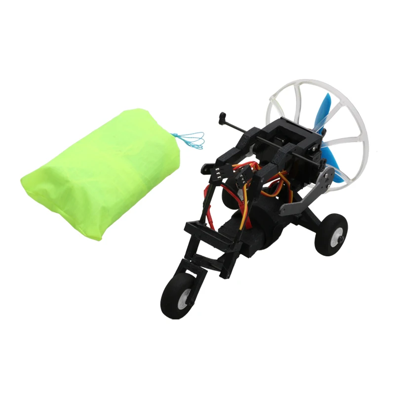 1Set RC Paragliding PNP Kit 1.1M Wingspan 30D Nylon Canopy Three-wheeled Paramotor Cart 1306 Brushless Motor Beginner Flight Toy