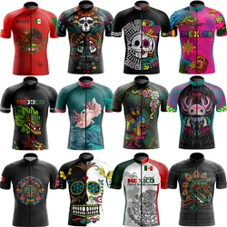 Mexico Team Men Cycling Jersey MTB Maillot Bike Shirt Downhill Jersey High Quality Pro Team Tricota Mountain Bicycle Clothing