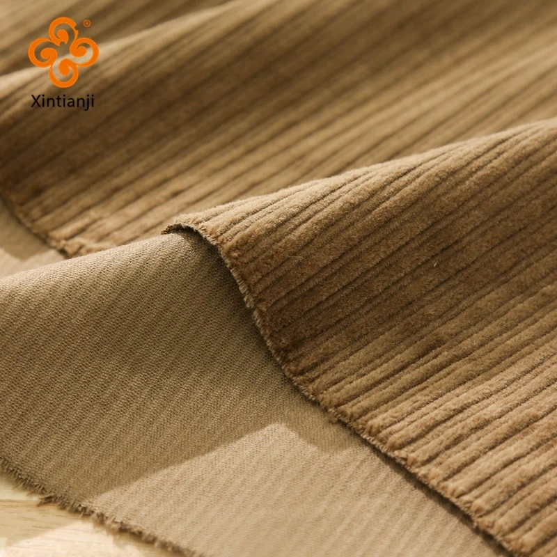 45X145cm 9 Colors Thick Corduroy Spandex Stretch Rib Fabric Winter Coat Jacket Sewing Materials Home Sofa Upholstery Flannel