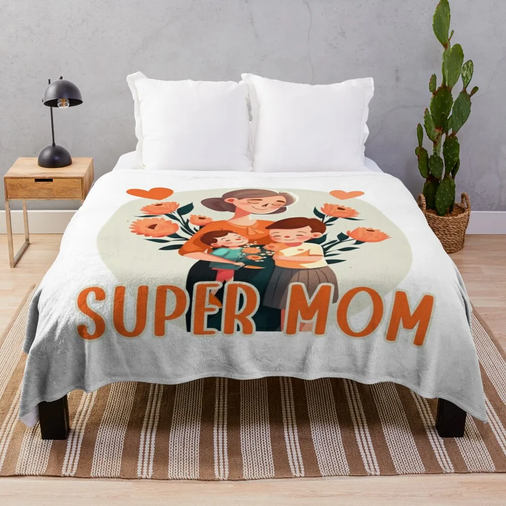 Mother's day t-shirt, mother's cushions, notebooks, rugs, blankets, bags, mugs Throw Blanket Thermals For Travel Blankets