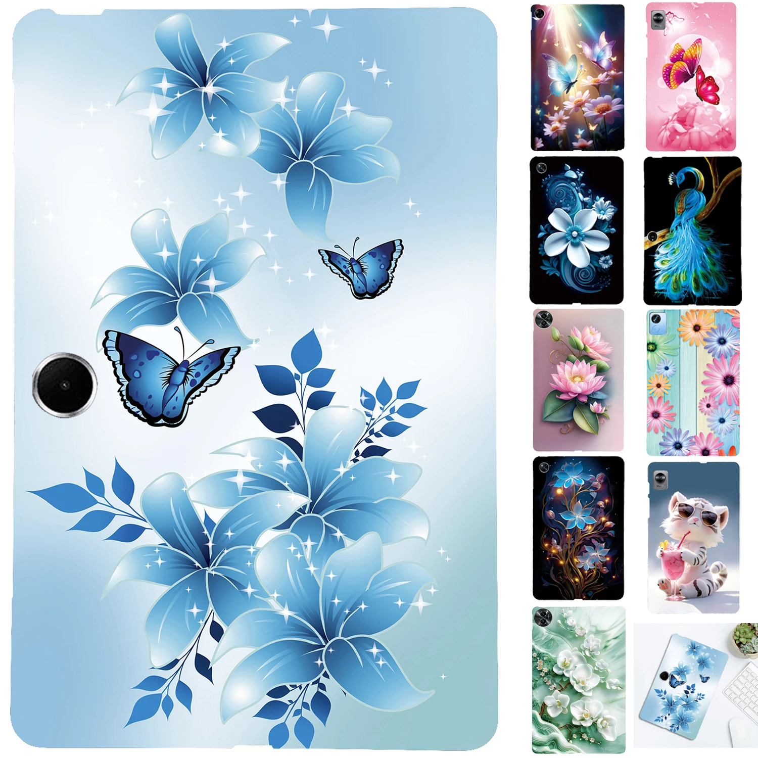 

Силиконовый чехол для планшета Realme Pad 2 11,5 Mini 8,7 OPPO Pad SE "11" Pad Air2 Realme Pad 10,4, чехол из ТПУ с рисунком мультфильма