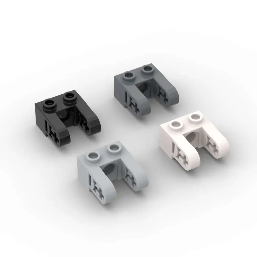 MOC 10 шт. часть кирпича 85943 1x2 с отверстием, набор строительных блоков, высокотехнологичная обучающая головоломка с двойным удлинением, игрушка-головоломка, подарки для детей