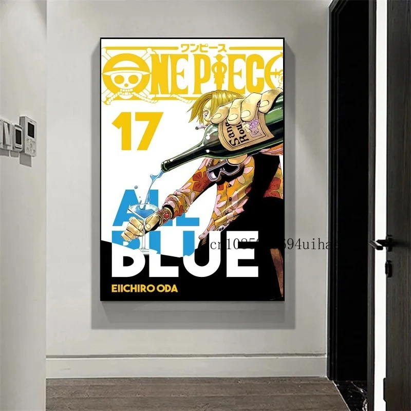 Japan Klassieke Anime One Piece Monkey D. Luffy Zoro Bestelgroep Foto Art Poster Canvas Schilderij Geschikt voor Slaapkamer Decoratie