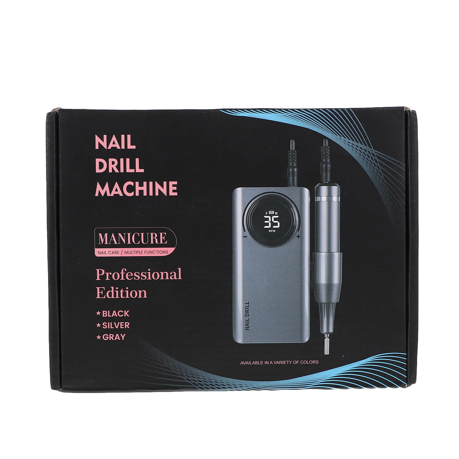 電動ネイルドリルペン充電式ポータブルマニキュアグラインダーネイルアート研磨研削角質トリマーツール