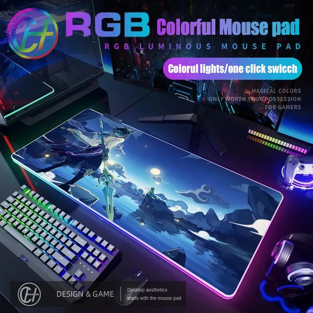 

Genshin Impact Xiao Mouse Mats Pc Cabinet Desk Mat Gaming Accessories Mousepad Rgb Keyboard Pad Gamer Xxl Anime Carpet Large Com