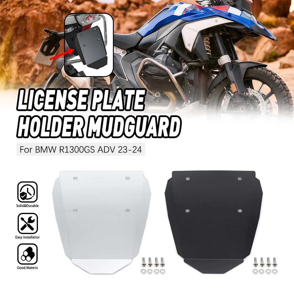 

For BMW R1300GS Adventure R1300 GS R 1300 GS1300 ADV 2023 2024 Motorcycle Fender License Plate Rear Splash Guard Holder Bracket