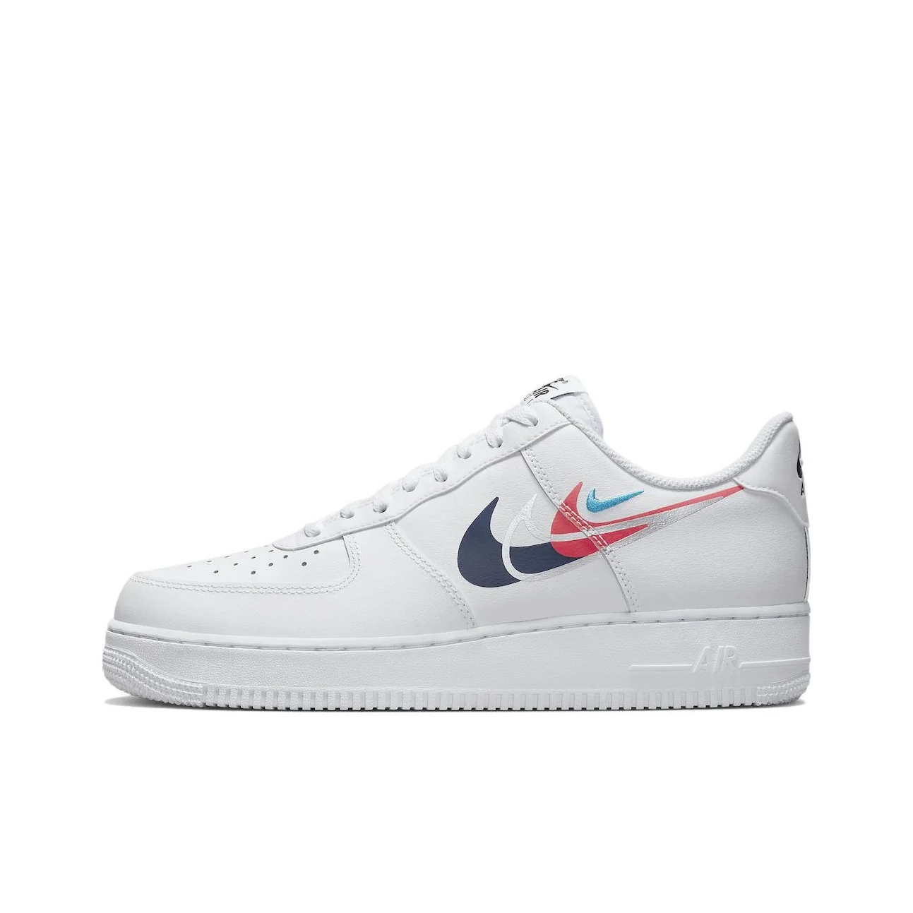 

Nike Air Force 1 Low '07 Quadruple Swoosh White Navy Crimson FJ4226-100