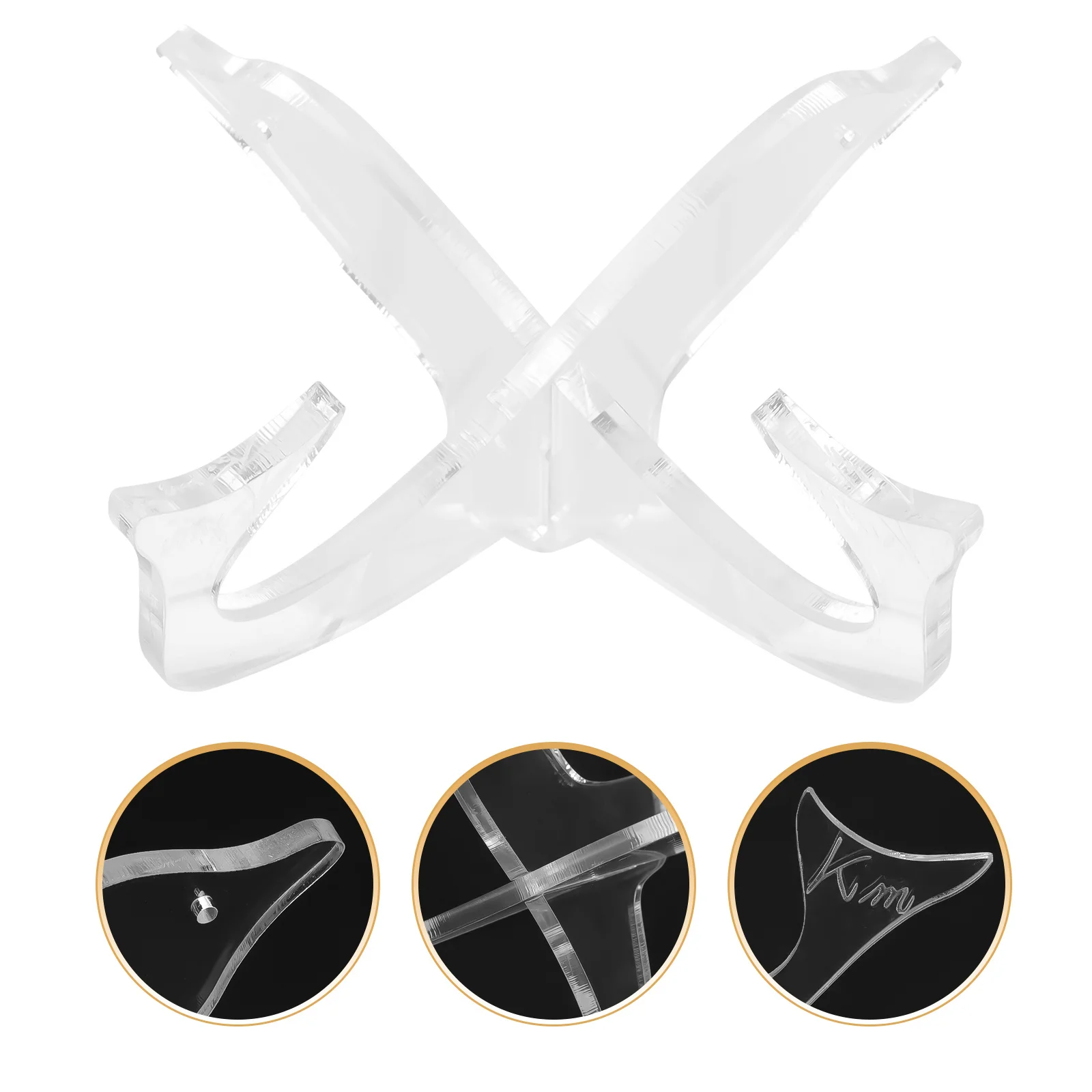 

Crystal Stand Thumb Piano Portable Kalimba Stands Finger Rack Pocket Acrylic Holder Clear Display Travel Transparent