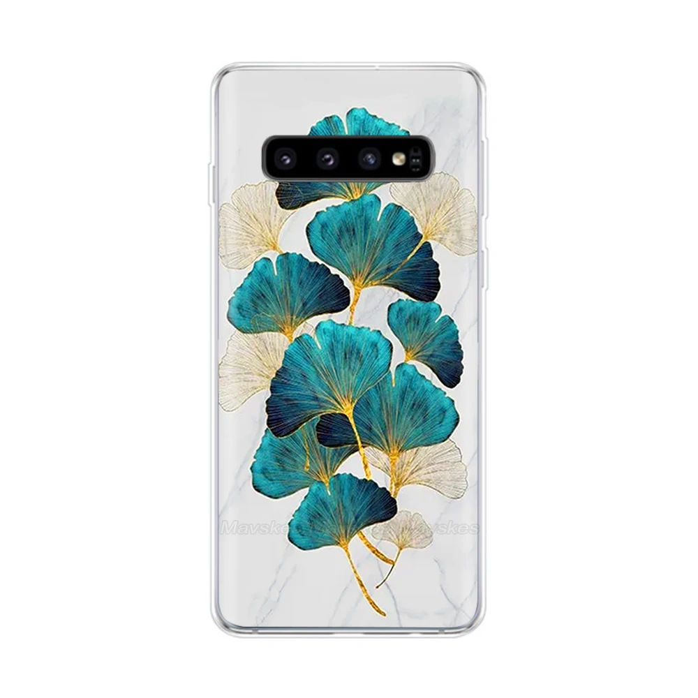 Silicone Case For Samsung Galaxy S10 Plus Case S10 S10e Soft Back Cover Case on For Samsung S10 S 10 S10+ Clear TPU Phone Cases