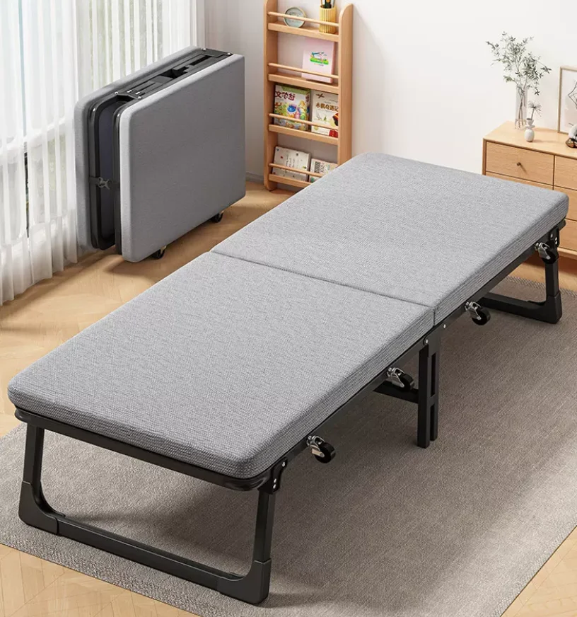 Rollaway bed single adult lunch break office nap artifact multi-function convenient marching lazy two folding bed lying