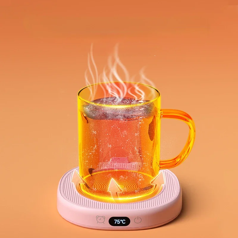 New Xiaomi Coffee Mug Cup Warmer Milk Tea Water Cup Heating ElectricTemperature Adjustable Hot Tea Maker Heater Warmer Gift