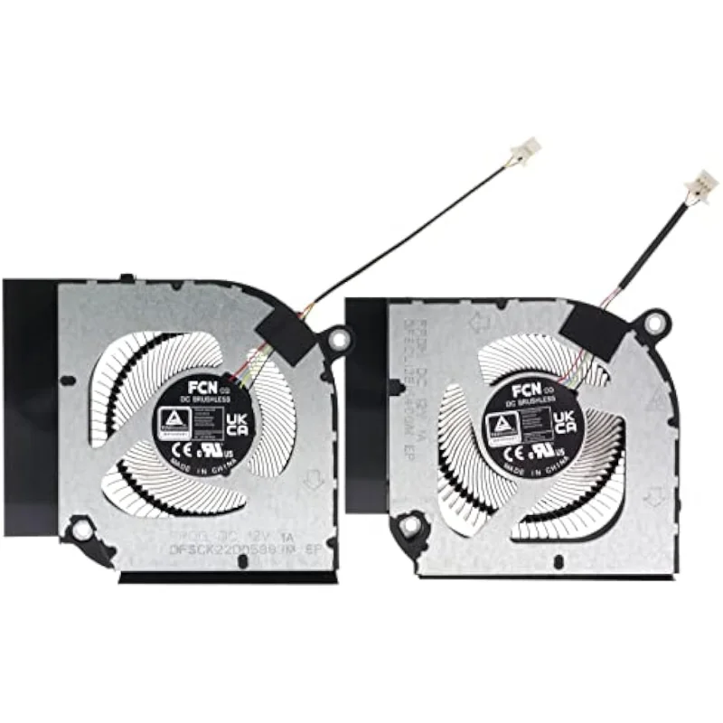 

CPU GPU Cooling Fan for Acer Predator Helios PH317-55 PH317-56 FPDH DC280010VF0 FPDG DC280010WF0 12V 1A