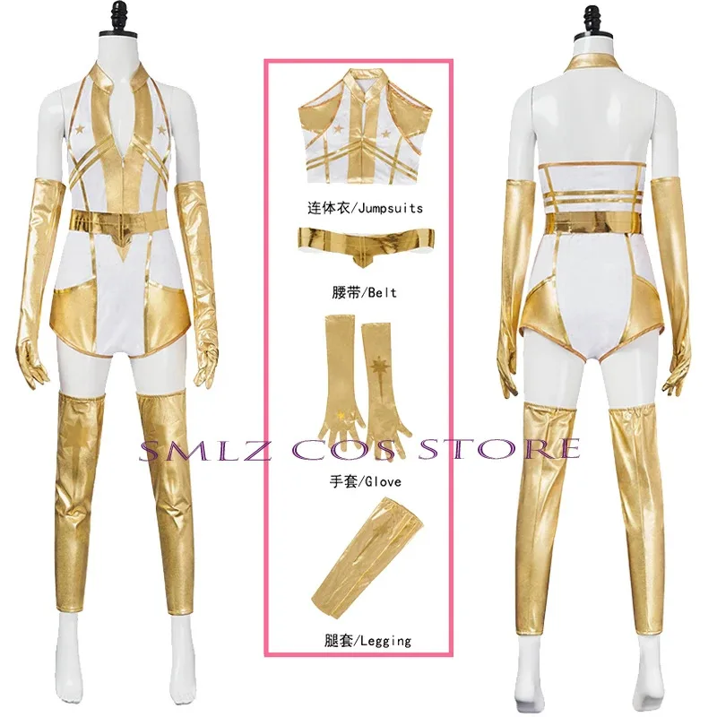 

Starlight Cosplay Costumes Anime Anne January Superhero Jumpsuit Accessories Sexy Body Suits Halloween Party for Woman