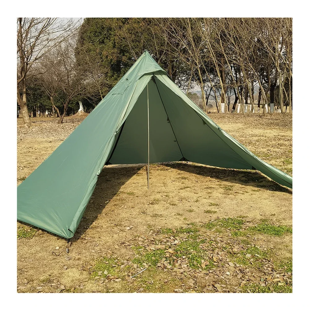 Can be used outdoors with wooden stove automatic tent camping, light weight, mosquito-proof, waterproof and tear-proof camping