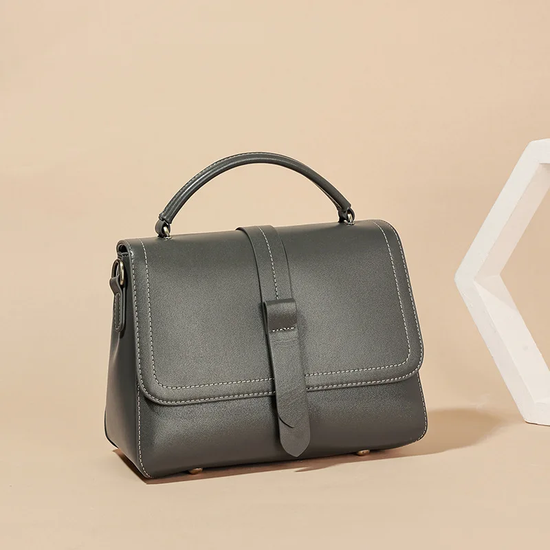 100% جلد طبيعي 2025 جديد المرأة المحمولة السيدات سعة كبيرة واحدة الكتف حقيبة ساعي حقيبة يد الفتاة