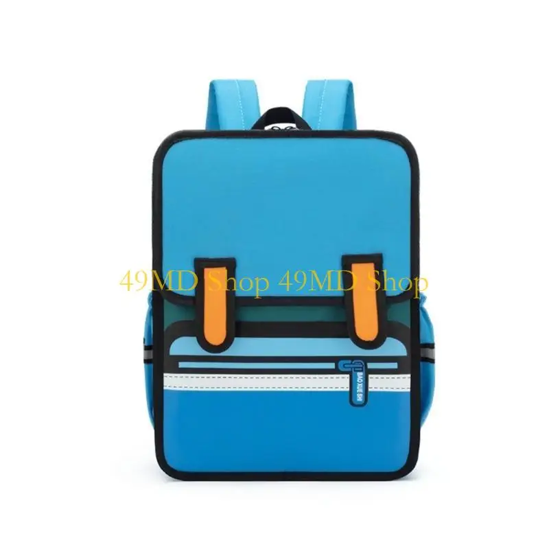 49MD Practical 3D Cartoon Backpack For Children Kindergarten Book Bag Travel Casual Daypack Anime School Bag