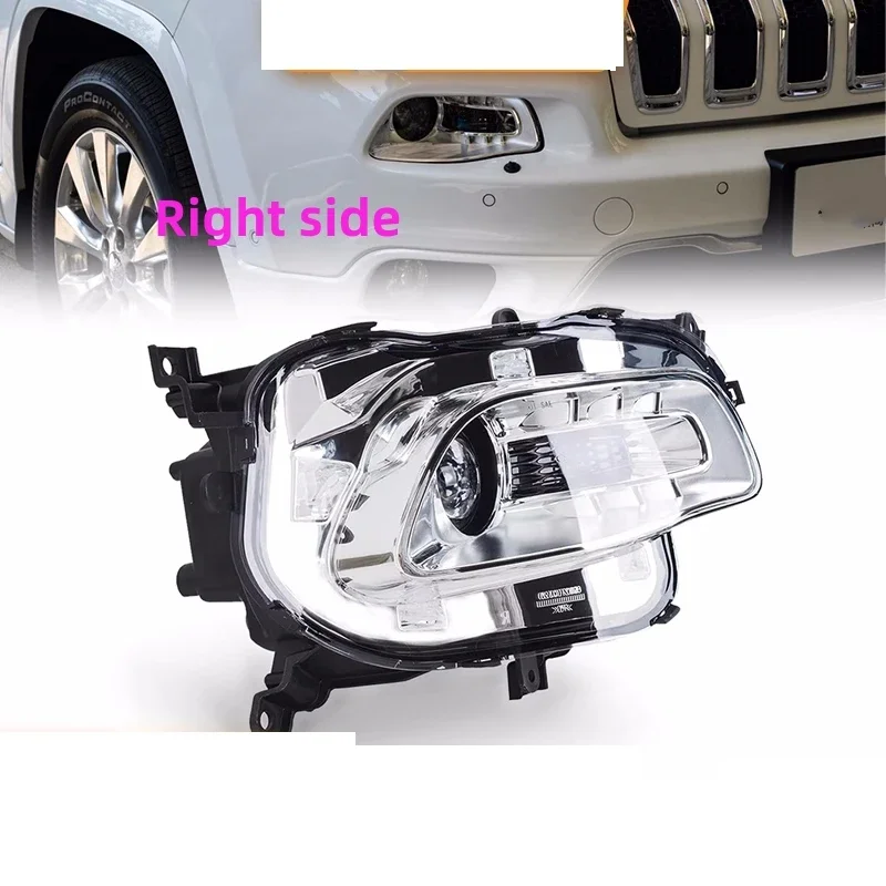 For Jeep Cherokee 2016 2017 2018 Headlights Assembly Halogen Xenon Sports Headlights