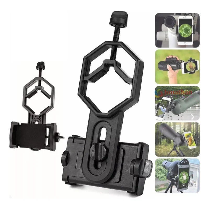 Universal Cell Phone Adapter Mount Telescope Phone Mount for Binocular Monocular Spotting Scope Telescope
