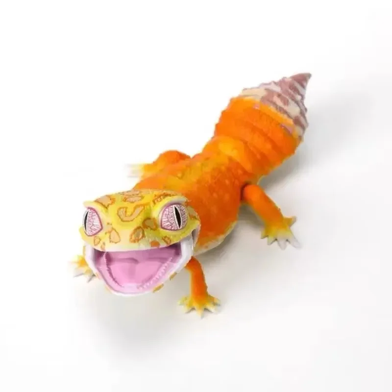 New Bandai Original The Diverysity Of Life On Earth Giant Simulation Gecko Lizard Best Leopard Geckos Anime Action Figure Gift