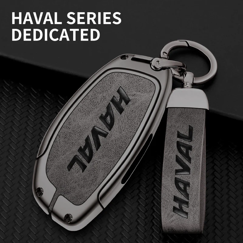 

Zinc Alloy Leather Car Key Case Great Wall Haval Xy H6 Dargo H9 H5 H3 H2 M6 F7X Jolion X DOG MAX F7 M4 F7H H2S 2024 Key Case