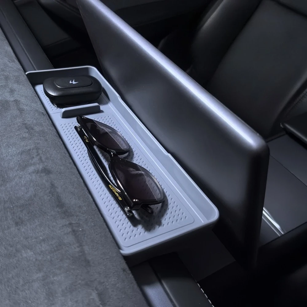 Dashboard Storage Box For Tesla Model 3 Highland Model Y Juniper 2025 2026 Central Control Screen Rear Storage Tray Accessories