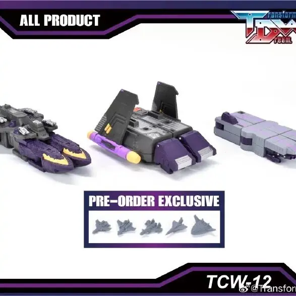 Kit de Acessórios Tidal Wave Tdw Tcw12 Titan Class Transformável Mini Mecha Tidal Wave