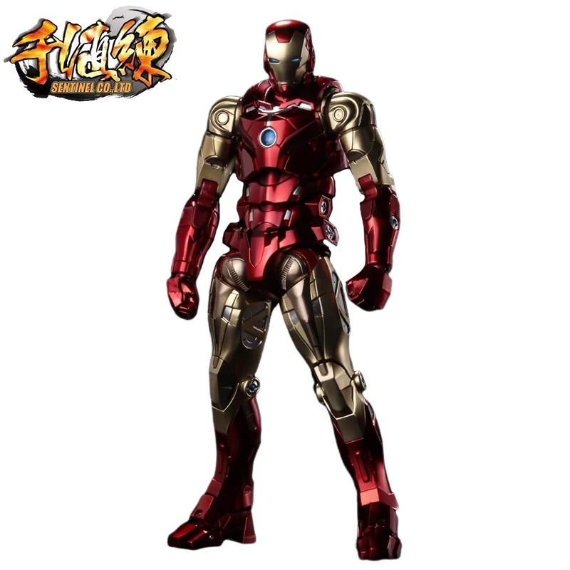 Stock Genuine Original FIGHTING ARMOR Marvel Iron Man Assembly Action Figure Model Toy Collectible Ornaments Boy For Kids Gifts