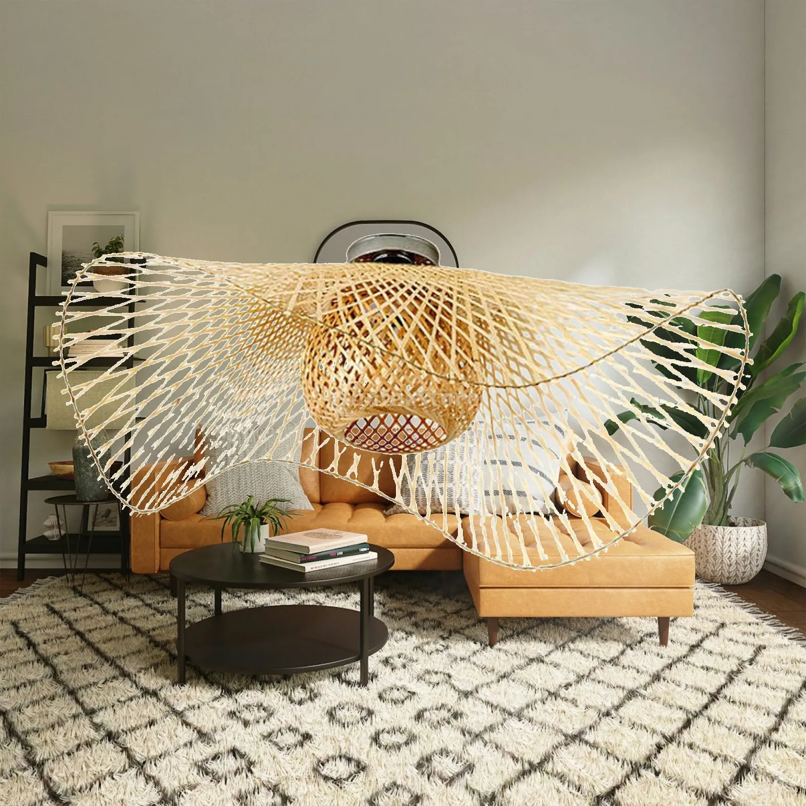 Woven Lamp Shade Restaurant Hotel Hallway Office Dining Room Lighting Shades