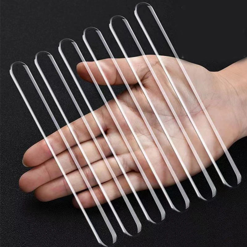 4/8/10 قطعة باب السيارة شفافة المضادة للتصادم الجانب حافة حماية الحرس حامي بار ملصقات مرآة الرؤية الخلفية حماية الشريط #2