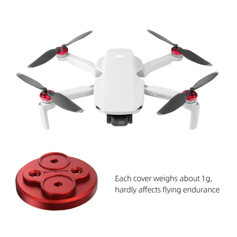 For DJI Mini 2/Mini SE Motor Cover Scratch Proof Propellers Aluminum Alloy Protective Cover For Mavic Mini 2 Accessories