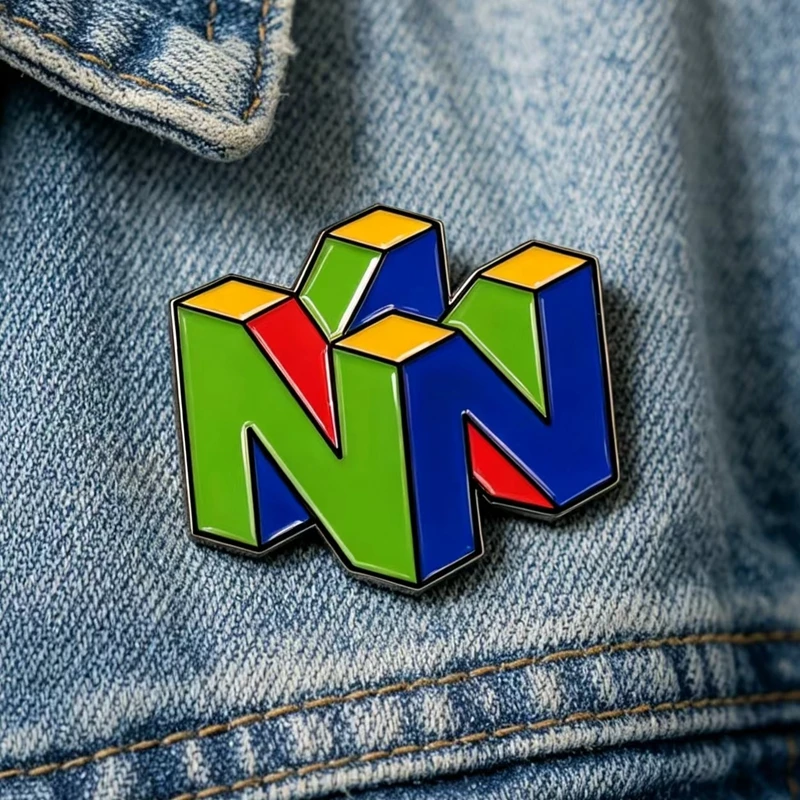 Retro Arcade Game Logo Emaille-Pins Broschen für Frauen Cartoon-Abzeichen für Rucksack Hut Dekoration Accessoires Anime Schmuck Geschenke – Detail 1